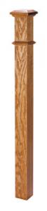 Craftsman Square Newel Post – Top Cap and Neck Trim (3-1/2 in. Base)