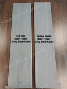 Stain Matched Stair Treads (Stair Parts Canada)